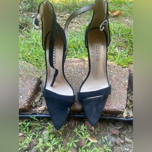 Boho. Pointed toe barely there heels